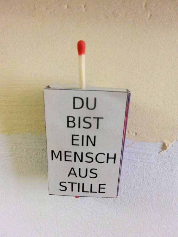 Mensch aus Stille